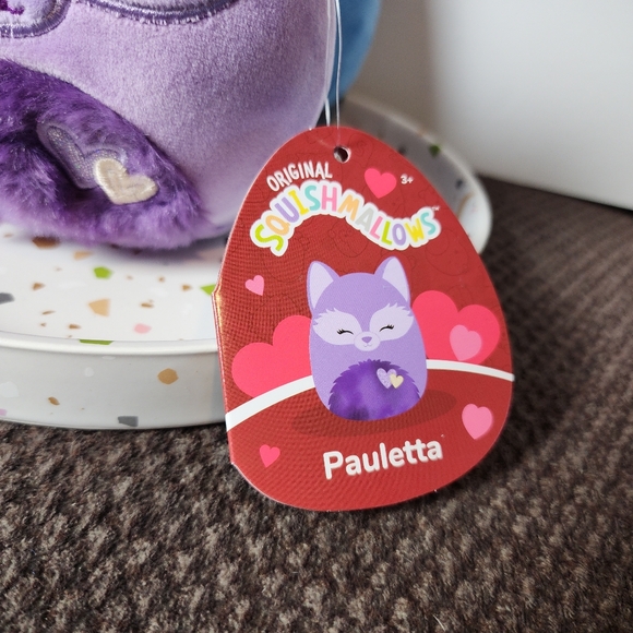 Squishmallow Pauletta the Fox 5 Inch Soft Valentines Day 2024 NWT - Picture 4 of 4